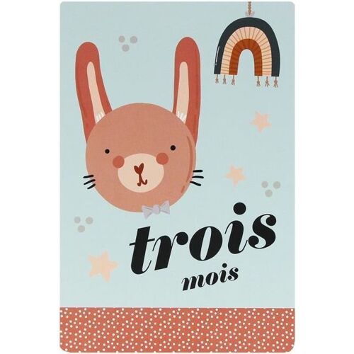 Cartes Étapes Enfant Couleur Motif Bébé Color Pop - France