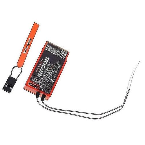Cm703 Récepteur 7 Canaux 2.4ghz Avec Sortie Satellite Et Pwm Compatible Avec Dsm2 Et Dsmx, Orange-5