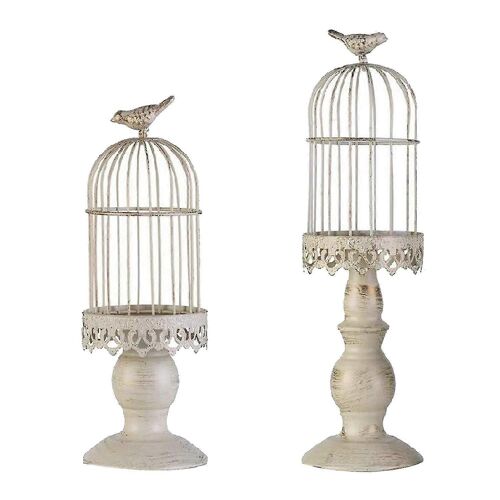 Porte-bougie cage à oiseaux, bougeoirs Vintage, centres de table de bougie de mariage pour les Tables, je