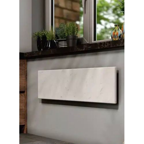 Radiateur design électrique 100% en Pierre Naturelle White Grey - 500W