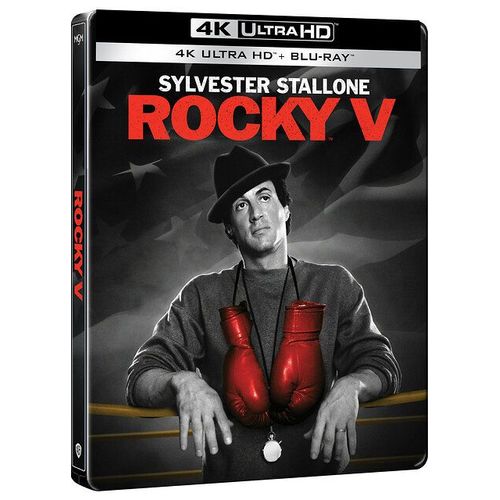 Rocky V - 4k Ultra Hd + Blu-Ray - Boîtier Steelbook Limité