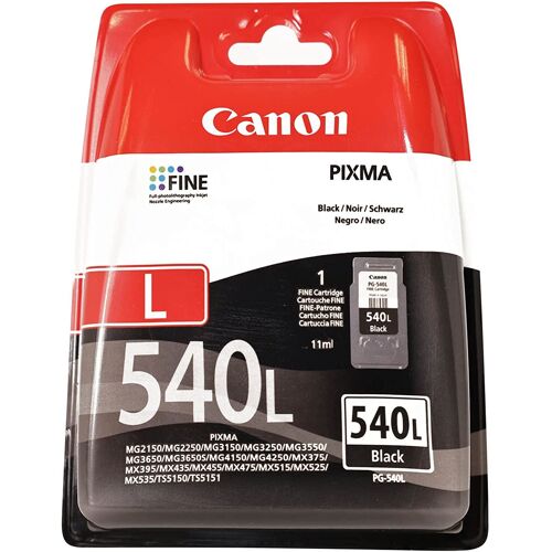 Canon PG-540L cartouche d'encre Original Rendement standard Noir