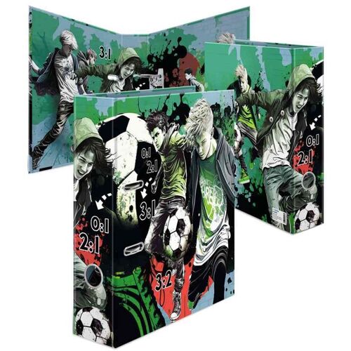 Herma Classeur À Motifs "Street Soccer", A4, 70 Mm