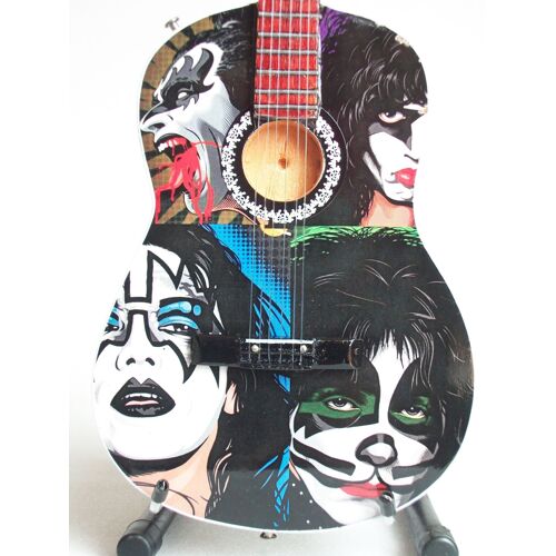 Guitare Miniature De Style Acoustique Déco Kiss