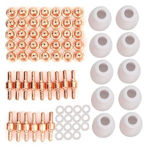 75pcs Shield Cup Tip Electrode Swirl Ring pour PT-31 LG 40 Torche de découpe plasma CUT40 CUT50 (75pcs&amp;nbsp ; )