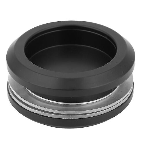Alliage d'aluminium noir Verre rond Poignée de porte coulissante Meubles Tires Bouton d'armoire