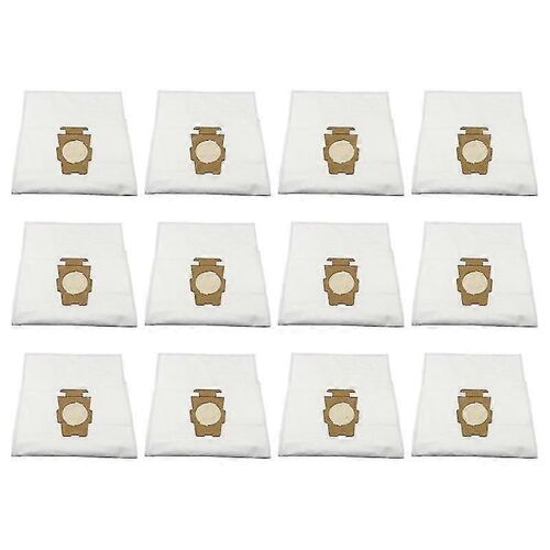 12PCS Sacs à poussière compatibles avec 204811 G10 / 10E Aspirateur Sac à ordures Pièces de rechange Nettoyage ménager