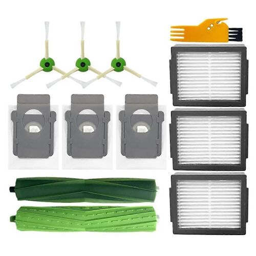 Pour Romba J7+ / J7 / J9 + Rouleau Brosse Latérale Hepa Filtre Sac à poussière Robot Aspirateur Pièces de rechange Ac JP