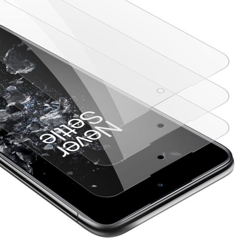 Cadorabo 3x Film De Protection Compatible Avec En Haute Transparent - 3x Verre De Protection D'écran Durci (Tempered) D'une Dureté De 9h Avec Compatibilité 3d Touch