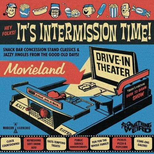 Something Weird - Hey Folks! It's Intermission Time! [Vinyl Lp] Colored Vinyl, Yellow