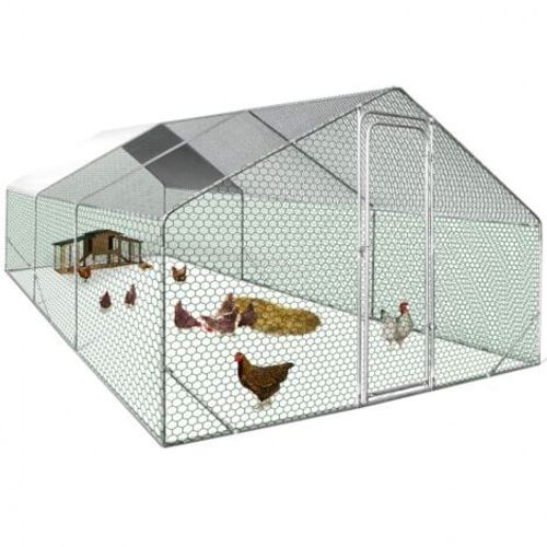 Enclos Poulailler 18 M² Parc Grillagé 6x3m Acier Galvanisé