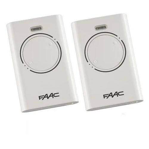Lot de 2 Télécommande FAAC XT2 pour portail