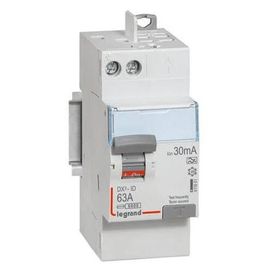 Interrupteur différentiel bipolaire DX³-ID protection tête de groupe - arrivée haut/départ haut - A, 2, Vis/auto, 63