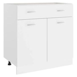 Vidaxl Armoire De Plancher À Tiroir ""Lyon"" Blanc 80x46x81,5cm