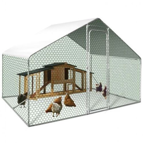 Enclos Poulailler 6 M² Parc Grillagé 3x2m Acier Galvanisé