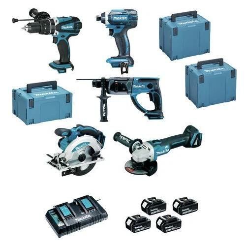 Pack 5 Outils MAKITA DLX5039PTJ 18 V Li-ion (4 x 5 Ah)