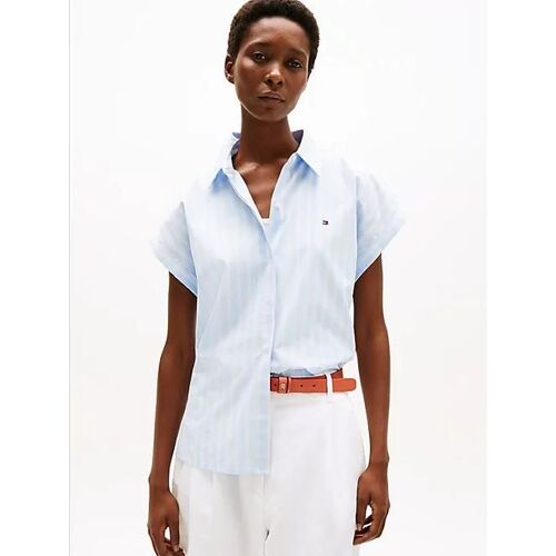 Chemise À Manches Courtes En Popeline