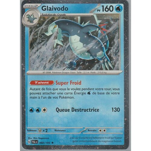 Carte Pokémon - Glaivodo - 060/193 - Holo-Rare - Mosaique - Promo - Duo Pack - Ev2 Evolutio À Paldéa Sous Sleeve - Choupine50