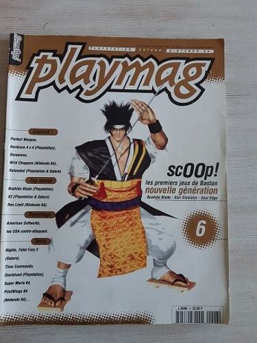 Playmag 6 - Fatal Fury 3_Super Mario 64_Pilotwings 64_Overblood Ps Dreamcast N64