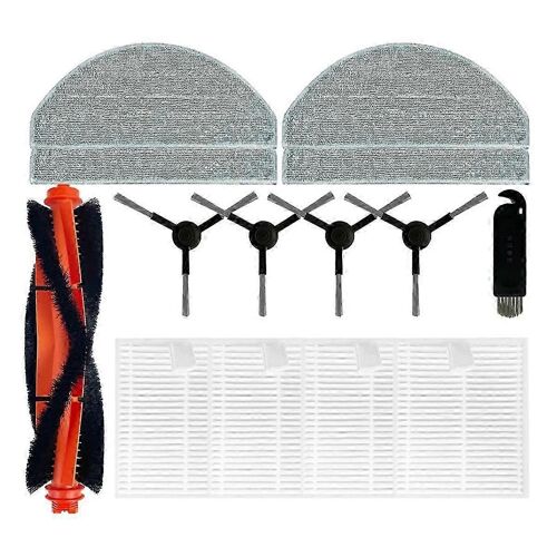 Compatible Combo Essential Y01420 Robot Aspirateur Pièces de rechange Accessoires Brosse latérale principale Filtre Vadrouille Chiffon