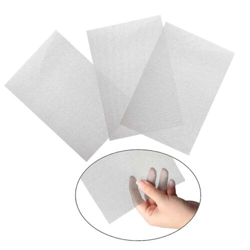 3 Pcs Bumper Acier Inoxydable Mesh Crack Repair Hole Réparation Mesh Net