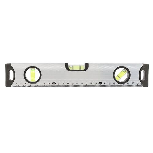 30 / 60cm Alliage d'aluminium Niveau à bulle Niveau de la règle Jauge Mesure Outil Niveau de bulle magnétique Règle (30cm)