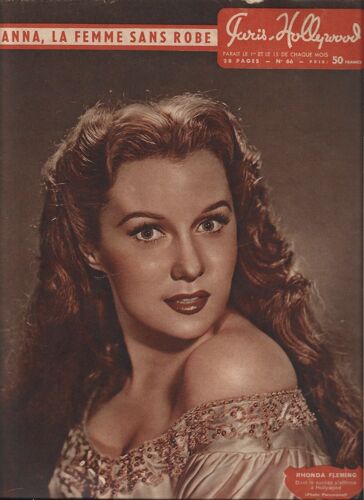 Paris Hollywood N ° 67 Rhonda Fleming Pin Up Topless