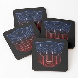 Liège Sous-Verres En Bois Produits Conçus Par Transformers 9,5 Cm Lot De 4 Pour Boissons Café Table