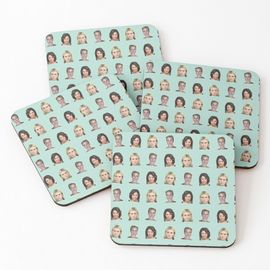 Liège Sous-Verres En Bois Les Photos Des Femmes Au Foyer De New York - Pour Les Fans De Rhony Et Bravo Tv 9,5 Cm Lot De 4 Pour Boissons Café Table B