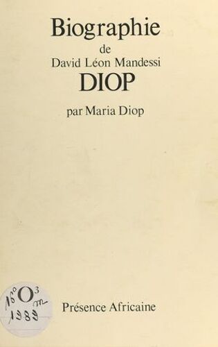 Biographie De David Léon Mandessi Diop