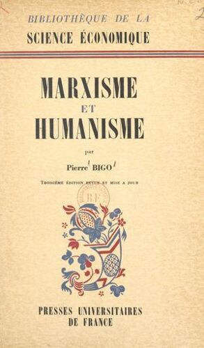 Marxisme Et Humanisme