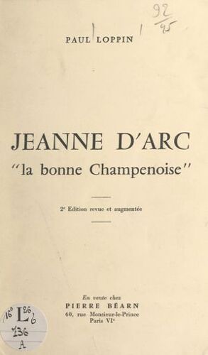 Jeanne D'arc, La Bonne Champenoise