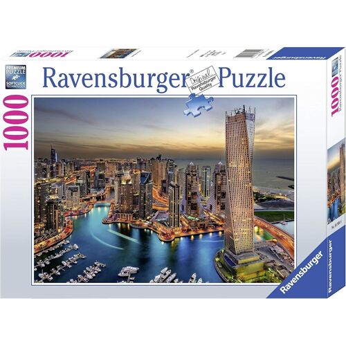 Ravensburger - Puzzle Adulte - Puzzle 1000 Pi Ces - Duba Marina De Nuit - Pour Adultes Et Enfants D S 14 Ans - Puzzle De Qualité Supérieure - Villes Et Monuments - Exclusivité Amazon - 88904