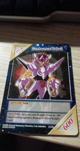 Carte Saint Seiya Knights Of The Zodiac Les Chevaliers Du Zodiaque Centaurus Babel K-040