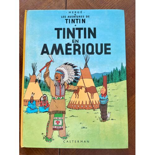 Tintin Hergé 1966 Tintin En Amérique Cote Officielle Bon État 