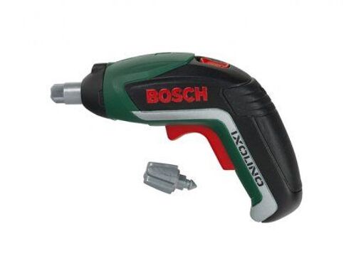 Visseuse devisseuse Bosch Ixolino II - Outil Bricolage Enfant - Rotation, Son et Lumiere - Jouet a piles - Set Jeu Imitation et Carte