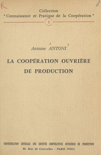 La Coopération Ouvrière De Production