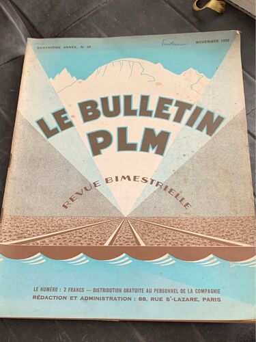 Bulletin Plm Numéro 24 De Novembre 1932