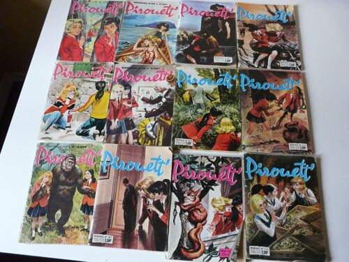 Lot De 12 Numéros De La Revue Pirouett' ( N° 12, 62, 64, 80, 85, 97, 99, 103, 105, 111, 114, 115)