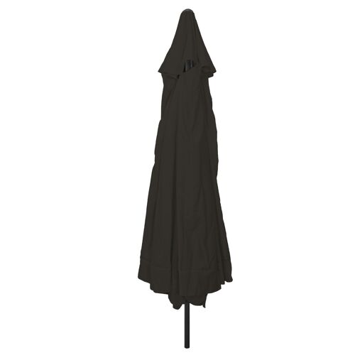 Parasol De Jardin Vidaxl Ø395x245 Cm Noir