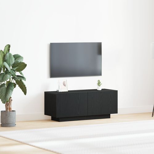 Table De Chevet Vidaxl En Chêne Noir En Bois D'ingénierie