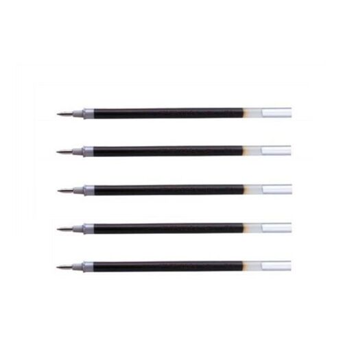 Pilot Lot De 5 Recharges Pour Roller Encre Gel G1 05 Pointe Fine Noir