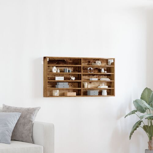 Vitrine Murale Vidaxl En Bois Ancien En Bois D'ingénierie