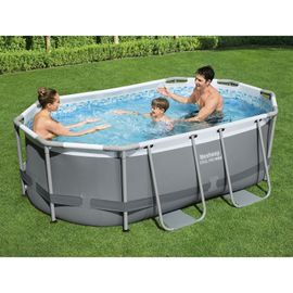 Top piscine hors sol Bestway Steel Pro Max ovale 305x200x84 cm