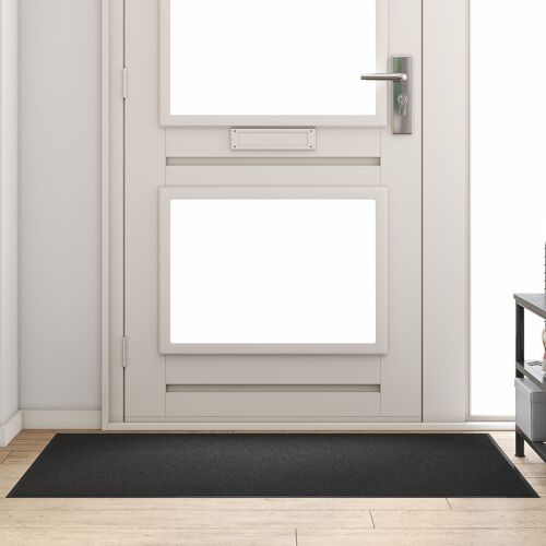 Tapis D'entrée Rectangulaire Vidaxl Noir 90x150 Cm