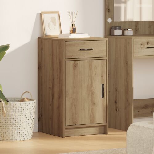 Buffet vidaXL Artisan Chêne 40x41x75 cm Bois d'ingénierie
