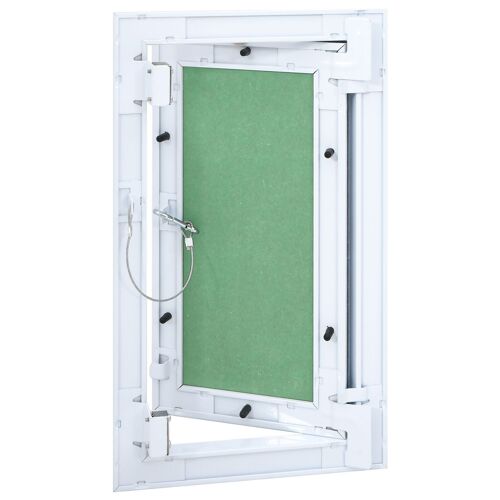 Panneau d'accès vidaXL avec un cadre en alu et plaque en placo 250x500 mm
