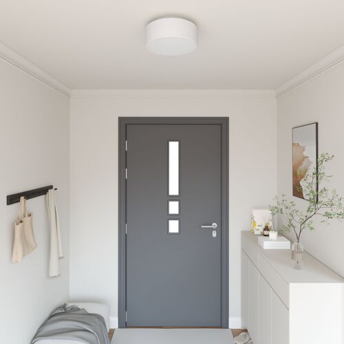 Plafonniers Vidaxl Blanc Ø 30 Cm Tissu E27