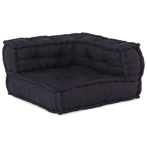 4 Poufs Modulaires Vidaxl En Tissu Anthracite