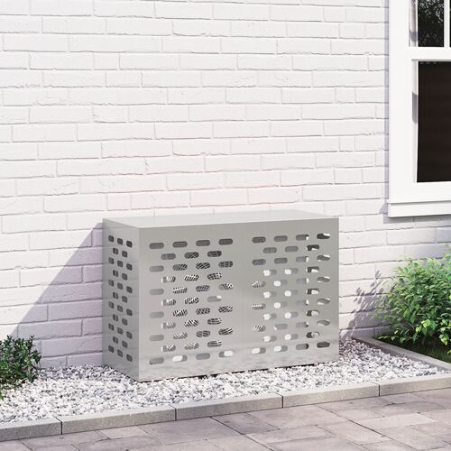 Housse de climatiseur vidaXL 90x40x60 cm en inox